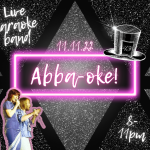 Abba-oke! Karaoke with a live band!