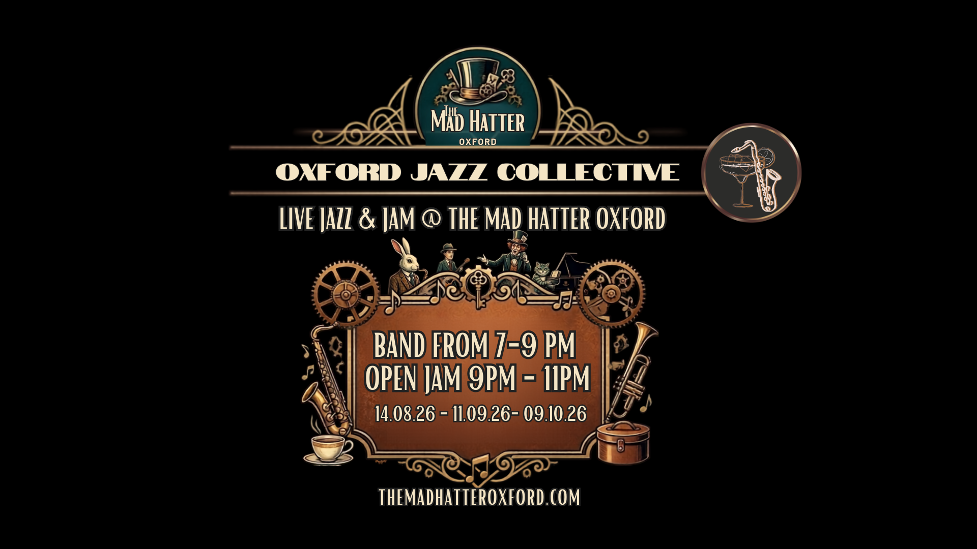 Oxford Jazz Collective - Live Jazz & Open Jam!