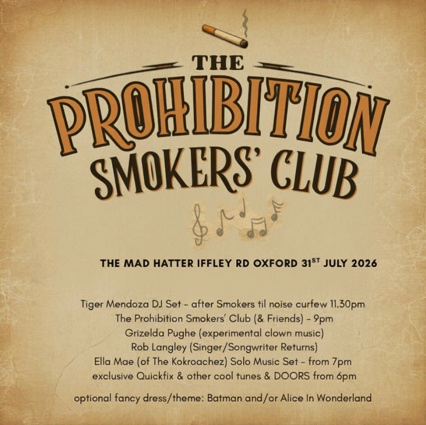 Prohibition Smokers' Club (with Support from Friends)